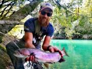 lake fly fishing rainbow trout